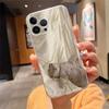 Phone Case For iPhone 17 Pro Max Air 16 15 14 13 Pro Max 15 16 Pro 15Plus Flower Cat Silicone Cover