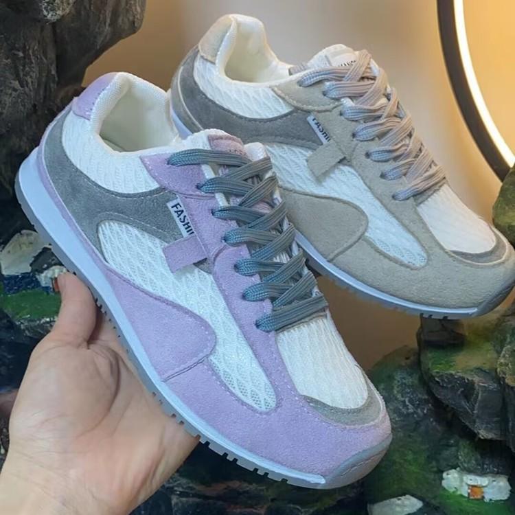 Mesh breathable casual versatile Forrest Gump shoes 2025 summer new lightweight niche ins tide German training sports shoes women