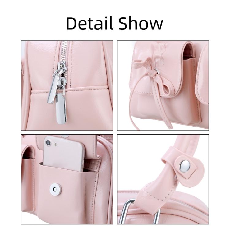 Shoulder Bags for Girl Women Solid Color Handbag Underarm Bag