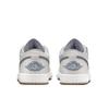Jordan Air Jordan 1 Slip Resistant Abrasion Resistant Low Top Vintage Basketball Shoes Unisex Gray White Brown 553558-146(Team1180-)