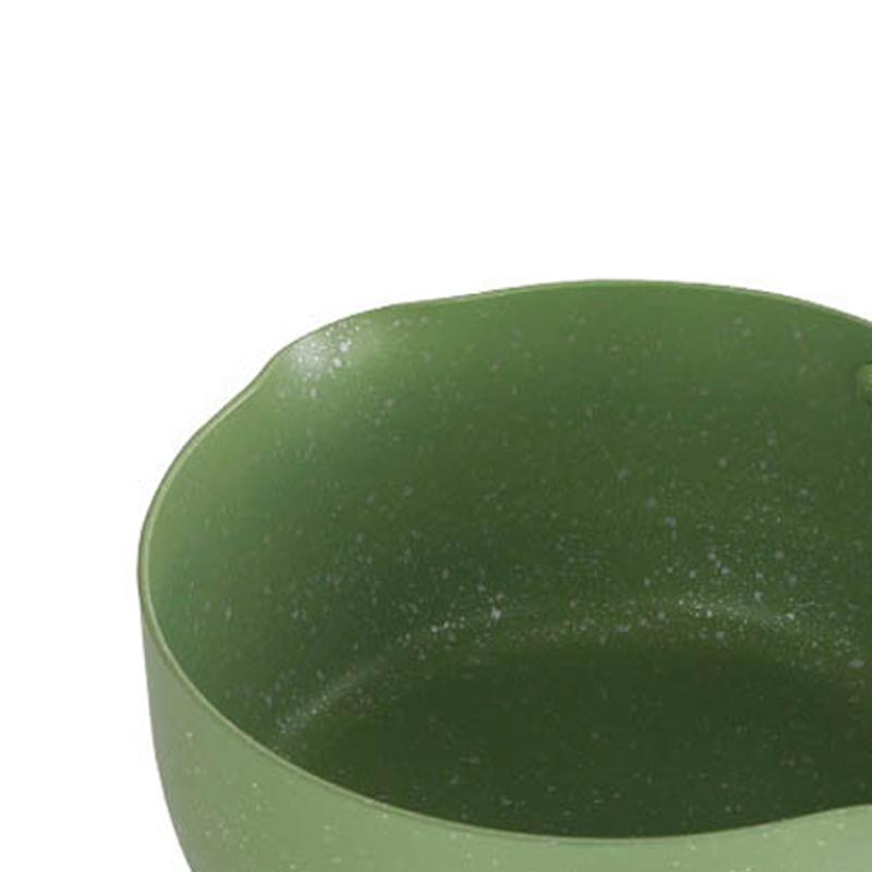 Topf im japanischen Stil, antihaftbeschichtet, für Milch, Nudelsuppe, Soßenpfanne, Kochtopf für Babynahrung, Avocadogrün