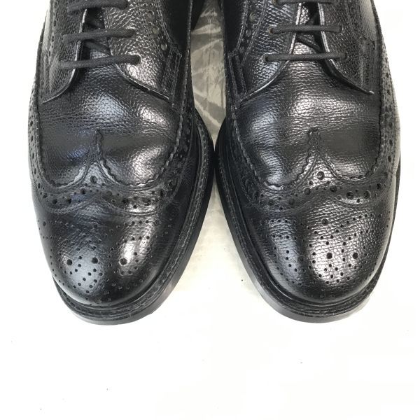 SAMTIAS Custom Grade Wingtip Svart 24.5 Finskor(BEGAGNAD)