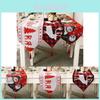 Beautifully Crafted Christmas Table Runner With Snowman And Reindeer Design For Festive Decor