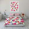Cute Panda with Colorful Umbrellas Bedding Duvet Cover Set Duvet Cover Pillowcases  (1*Duvet Cover 2*Pillowcases, without duvet insert)