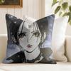 Anime Nnana Cushion Cover Natural Linen Double Sided Print  Throw Pillow Case for Sofa Couch Home Decor