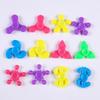 4cm Colorful Mini Fidget Spinner - Multi-Shape Stress Reliever Toy