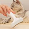  Pettine Curvo per Animali Domestici Denti Ravvicinati Spazzola Sfoltitrice con Manico Antiscivolo Spazzola Delicata per la Toelettatura di Animali Domestici per Tutti i Tipi di Pelo Cani Gatti