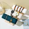 T Shaped Bracelet & Bangle Display Rack Wooden Base PU Leather Velvet 1PC for Watch Jewelry Retail Display Gift for Sellers
