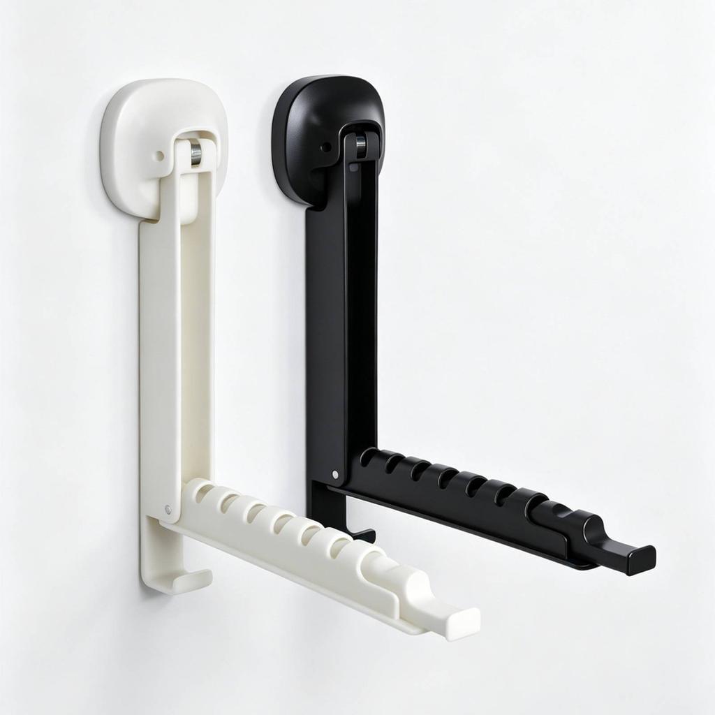 Suction Cup Clothes Drying Rack Waterproof Foldable Wall Drying Rack Telescopic Laundry Hanger Space Saving Suction Cup Hanger