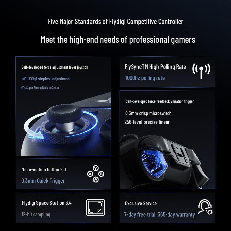 Беспроводной геймпад Flydigi Black Warrior 4 Pro