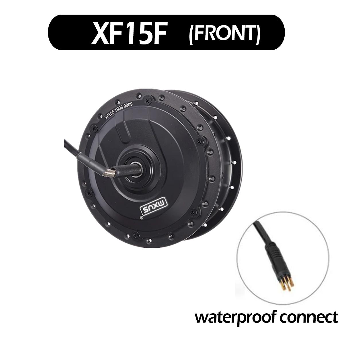 MXUS Brand Brushless Gear Ebike Hub Motor XF15F XF15R 36V48V 500W High Speed Front Rear Wheel Engine for Electric Bicycle 48V500W