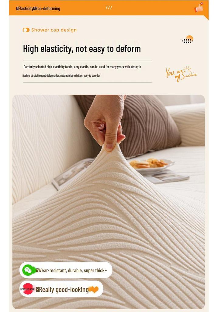 2026 Universal Anti-Slip Sofa Cover: Simple Style Full Protector for All-Purpose Use