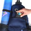 Aurorae Yoga Mat Sports Bag Crossbody Sling Backpack Multi-Purpose (Blue)