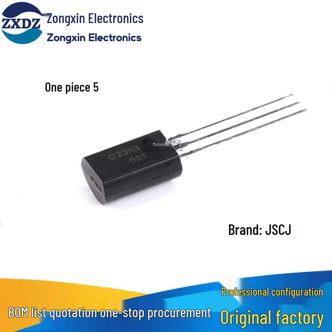 

Genuine 2SC2383 TO-92L NPN Transistor, 160V/1A, Copper Leads, 5-Pack