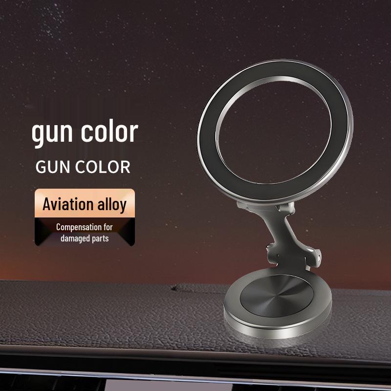 2026 Magnetic Foldable Rotating Car Phone Holder with Vacuum Suction