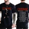 Rapper Chayanne Bailemos Otra Vez Tour 2026 Album T Shirt Men Hip Hop Gothic Punk Tshirts 90s Vintage Oversized Cotton Tshirts
