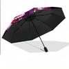 8‑Rib Automatic Umbrella, The Amazing Digital Circus Design Foldable Umbrella for Sun Rain Protection Travel