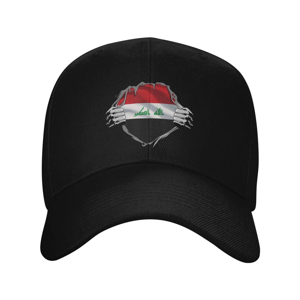 New Iraq Flag Baseball Cap Unisex Style Trucker Hat Outdoor Golf Adjustable Sun Hats