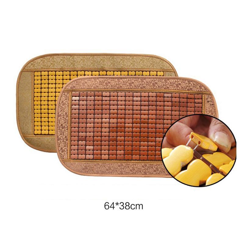 Summer Cool Bamboo Motorcycle Seat Cushion Cover Universal Outdoor Sunscreen Heat Insulation Breathable Pad Scooter