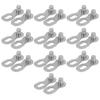 10 Pair 11 Speed Mountain Bicycle Chain Buckle Quick Release Cycling Connector Lock Silver