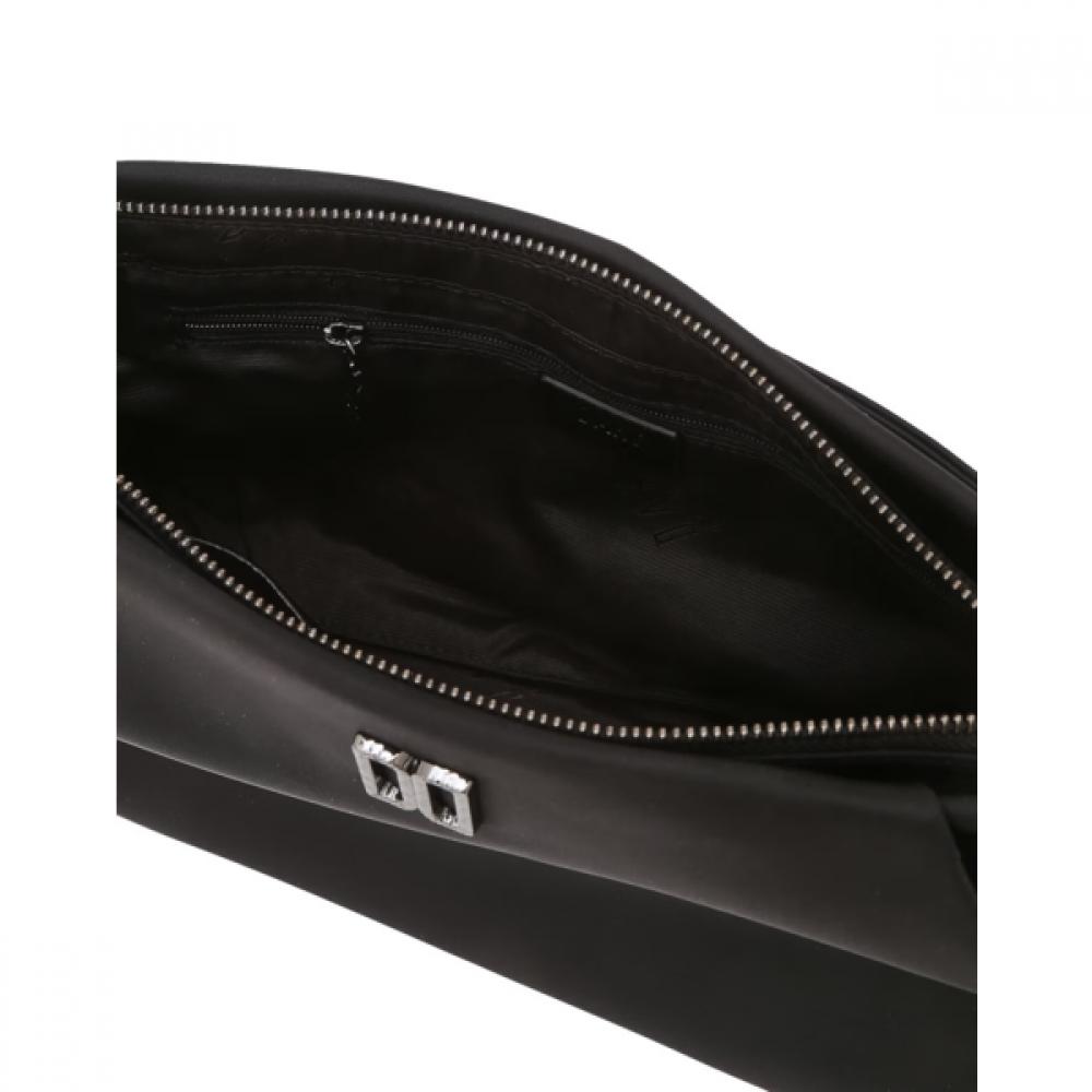 Daks Black Nylon Shoulder Bag Dd Logo Dcba6f055bk