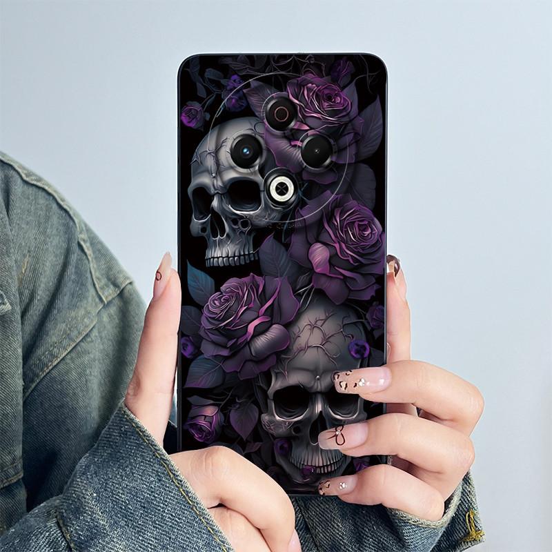 For Tecno Spark 30 Phone Case Spark30 4G KL6 Cover Silicone Cute Panda Flower Boys Girls Cartoon Shell Protective Coque Funda