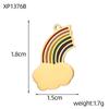CARLIDANA Multi Designs Diy Rainbow Cherry Pendant Enamel Fashion Jewelry Charms Bracelet Necklace Stainless Steel Pendant
