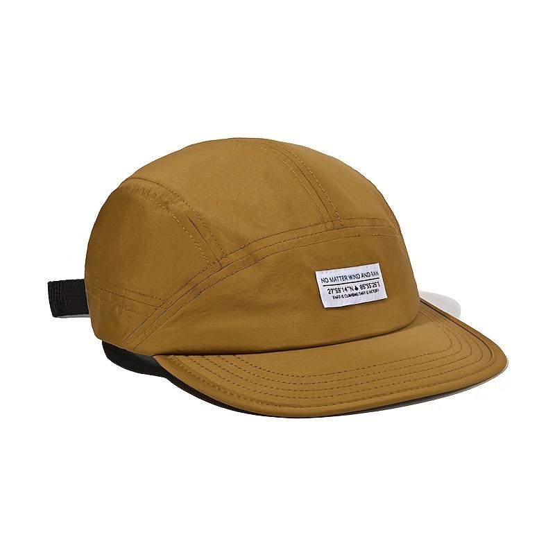 American Retro Soft Top 5-Panel Baseball Cap - Summer Sun Protection Duck Tongue Hat, Multi-Color Optional Casual Sunshade Cap