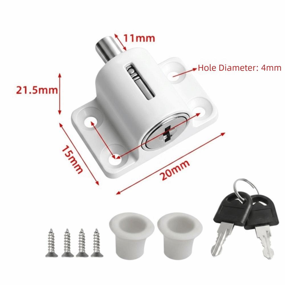 Aluminum Alloy Window Security Lock Fixed Buckle Child Safety Protection Lock  Sliding Door