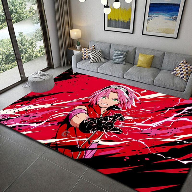 

Naruto Thunder Carpet Rug for Living Room Bedroom Home Sofa Decoration,Kids play Non-slip Floor Mat 40x60cm( 15x23in )