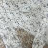 Ins Style Grey Blue Lace Mesh Fabric 3D Flower Embroidery Thread Sequin Tulle Fabric For Diy Sewing Dress Costume Wedding Veil