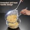 Multifunctional Strainer Spoons Stainless Steel Strainer Colander For Noodle Scooping Household Kitchen Filter Net Spoon