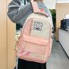 Schoolbag Candy Color Korean Version Ins Backpack Women's 1011 New High School Student Schoolbag Lightweight Versatile Large-capacity Backpack