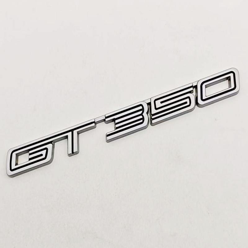 3D Metal Car Sticker Logo GT350 GT500 Sticker Rear Trunk Fender Side Door Emblem For Frod Mustang SHELBY GT500 GT350 Accessories