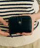 Ostkaka Logo Button Wallet Black