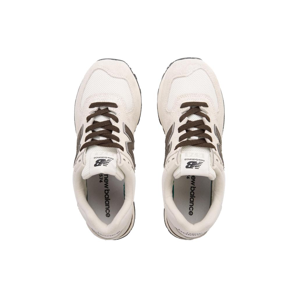 New Balance Scarpe da Corsa Basse NB 574 Unisex Bianco Marrone U574LS2(Team1622-)