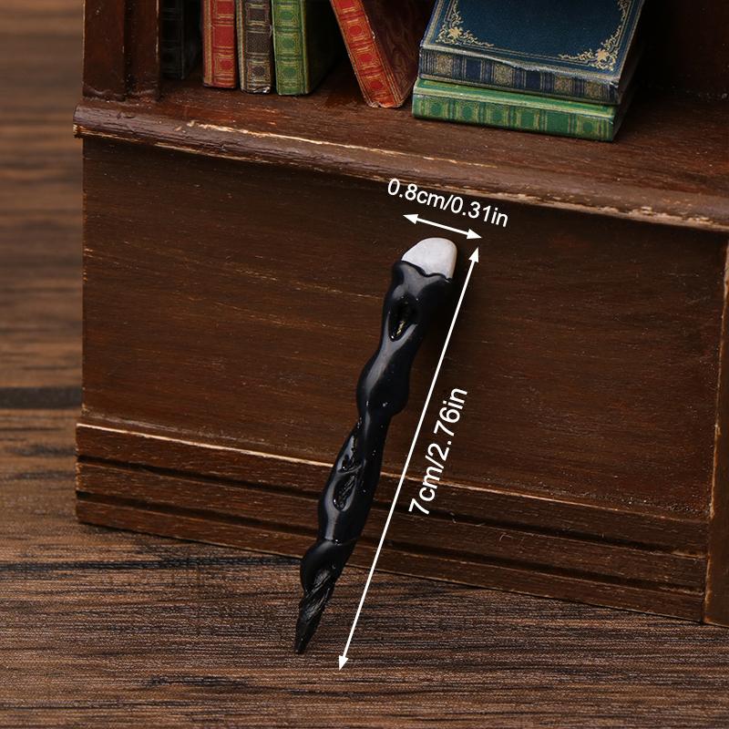 Dollhouse Wizarding World Scene Ornament Vintage Mini Magic Bottle Wand Model Dollhouse Retro Decoration Micro Scene Accessories