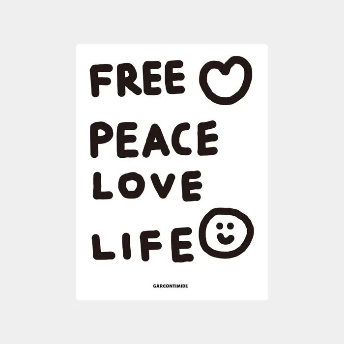 

Free Piece Love Tattoo Sticker
