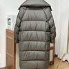 Women Down Long Jacket Autumn Winter Warm Casual Over Size Loose Outwear Soft Comfortable Fashion Coat