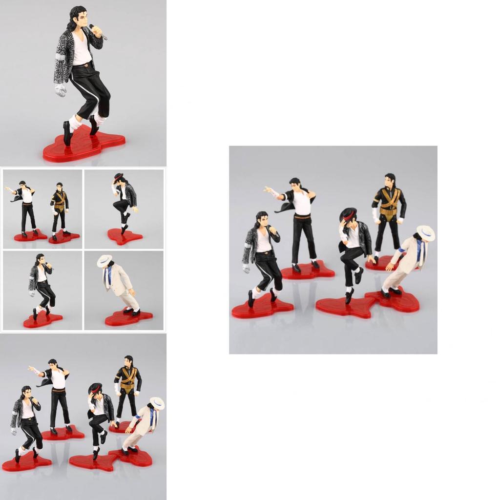 Michael Jackson 4-inch Pose Figurines Set Premium Quality Collectible Gift For Fans
