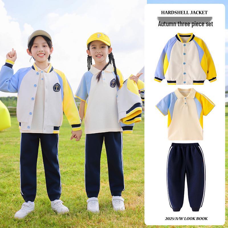 Frühlings- und Herbst-Kindergarten- und Grundschul-Sportuniform-Set