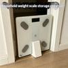 Weight Scale Storage Shelf Stable Load-bearing Desktop Floor Dual Use Body Fat Scale Bracket for Dorm Bathroom