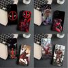 Deadpool Marvel Casing Phone Cover for Apple iPhone 16 15 14 11 Pro Max 7 8 Plus SE2 SE3 SE 2022 2020 Case