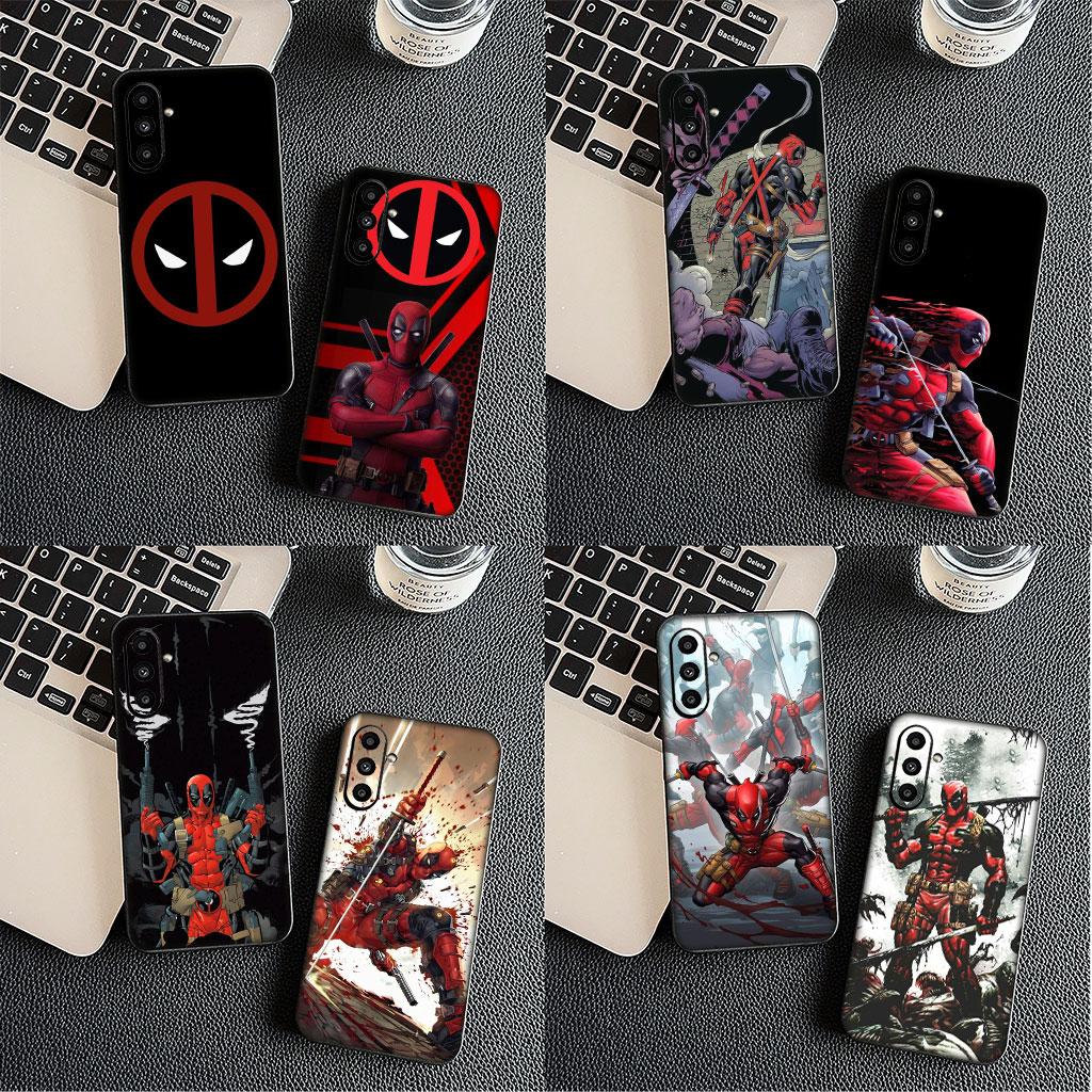 Deadpool Marvel Casing Phone Cover for Apple iPhone 16 15 14 11 Pro Max 7 8 Plus SE2 SE3 SE 2022 2020 Case