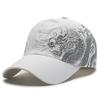 Spring and Summer Net Cap Quick-drying Chinese Style Printing Dragon Baseball Cap Men and Women Outdoor Sports Curved Brim Sun Protection Cap Cap Cap