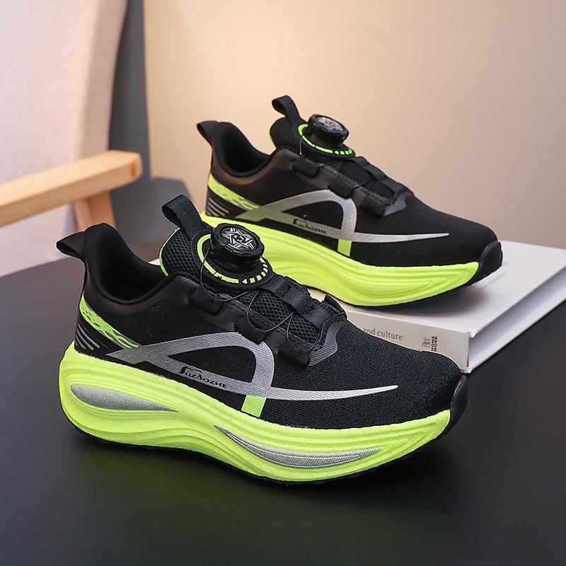 Childrens Sports Shoes New Fashionable Elastic Comfortable Boys Sports Training Shoes Soft Lightweight Non Slip Running Shoes
