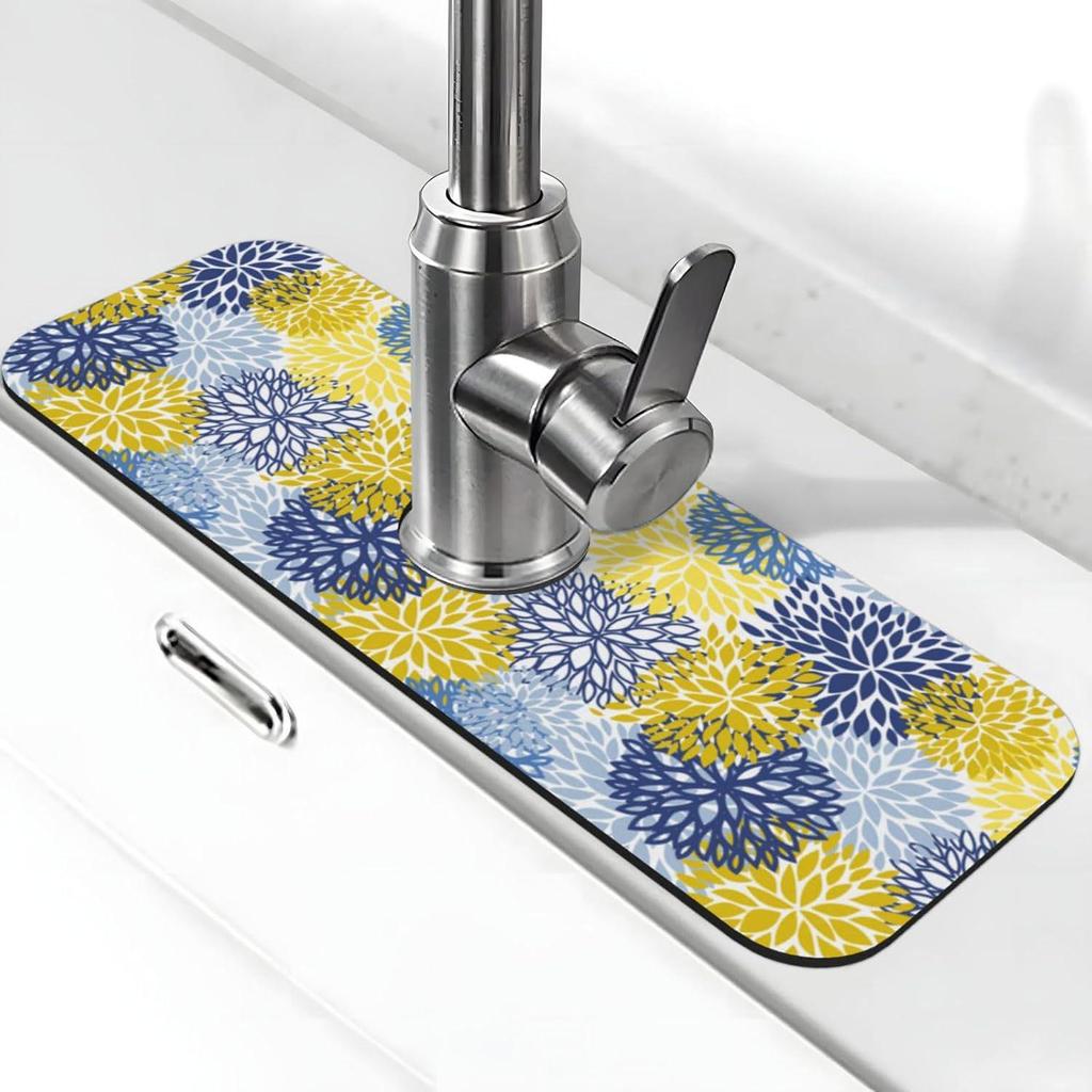 Badezimmerarmatur Ablass- und Wasserabsorptionsmatte für Waschbecken und Arbeitsplatten