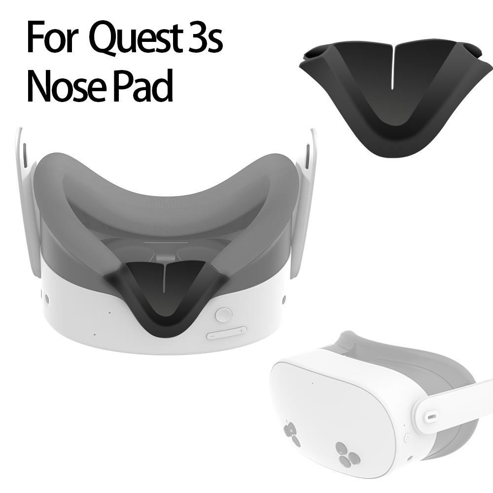 Silicone Nose Pad For Meta Quest 3S Headset Anti-sweat Replacement Cover Washable Protective For Meta Quest 3S VR Accessories