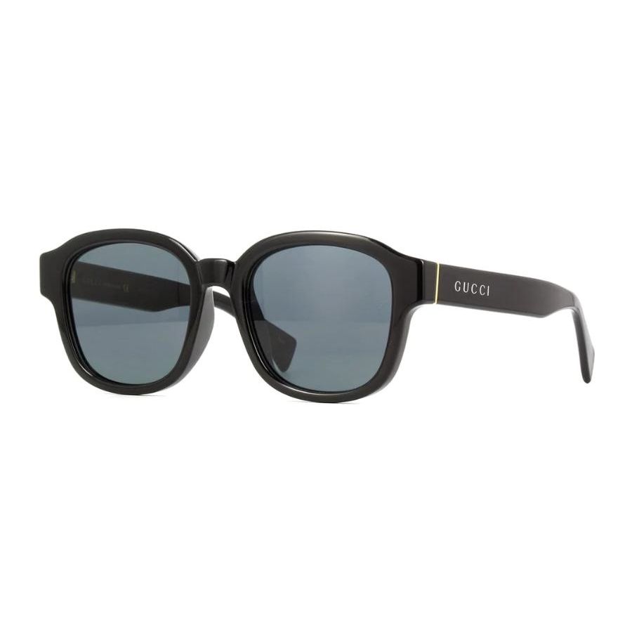 Gucci Classic Thick Frame Square Sunglasses Unisex sunglasses GG1140SK-001 Dust Bag+Eyeglass Case (Random Color)