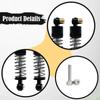 -performance Lightweight Shock Absorbers with Improved Absorption, Aluminum, for 1/24 FCX24M